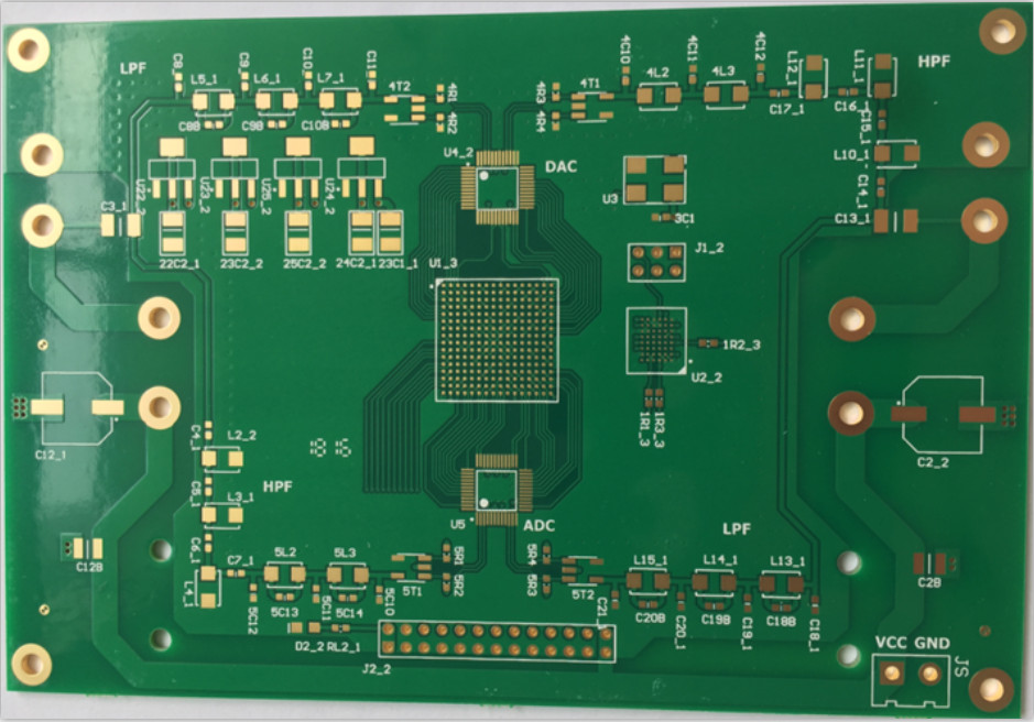 4-layer PCB with gold finger and BGA